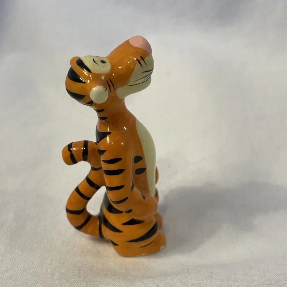 Tigger Miniature Glass Figurine 2 Inches Tall Winnie the Pooh Cake Topper